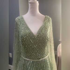 Sage Beautiful prom dress